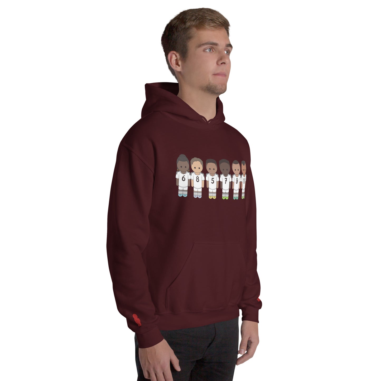 Real Madrid Vini-Camavinga-Fede-Jude-Rodrygo-Mbappe Unisex Hoodie