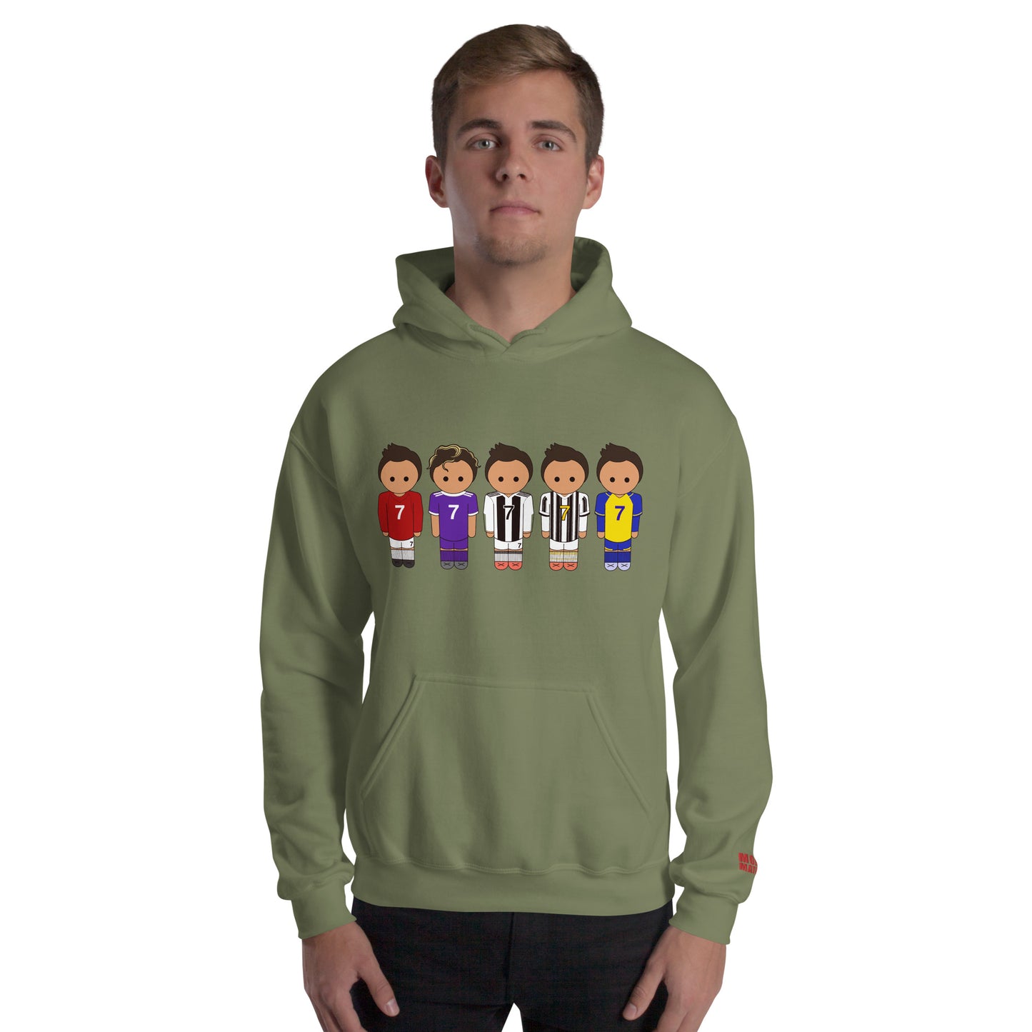 Ronaldo United-Real Madrid-Juventus-Al Nassr Unisex Hoodie