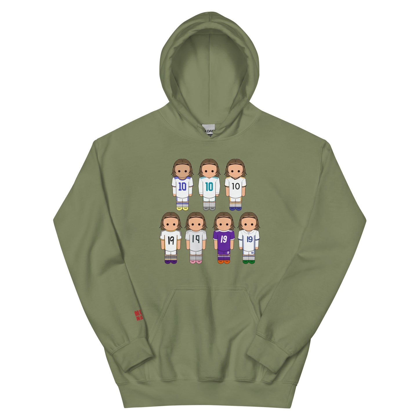 Luka Collage Stacked Unisex Hoodie