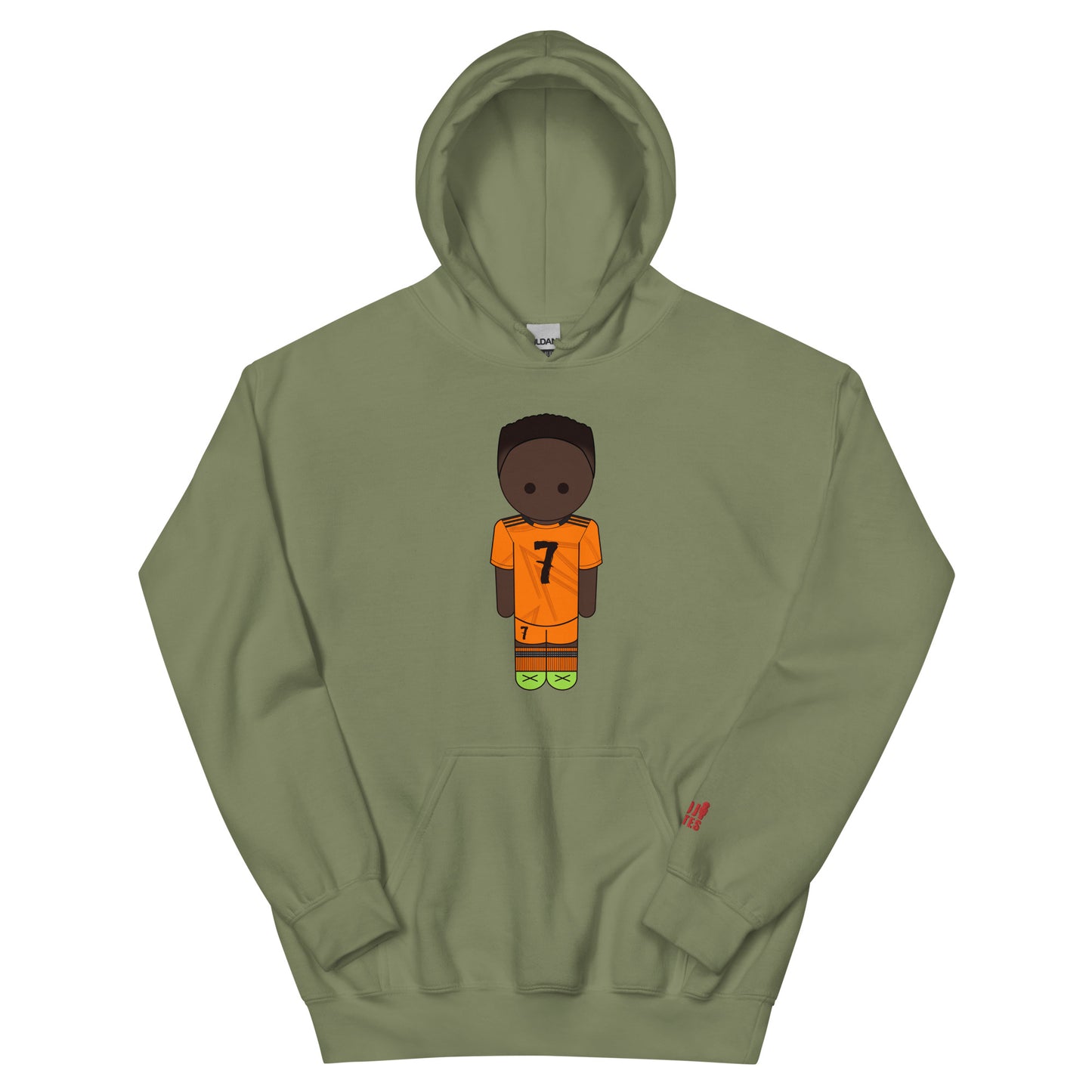 Vini Orange Unisex Hoodie