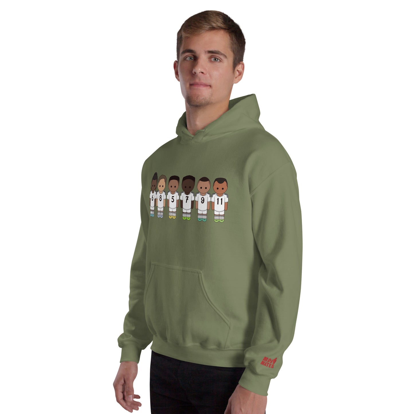 Real Madrid Vini-Camavinga-Fede-Jude-Rodrygo-Mbappe Unisex Hoodie