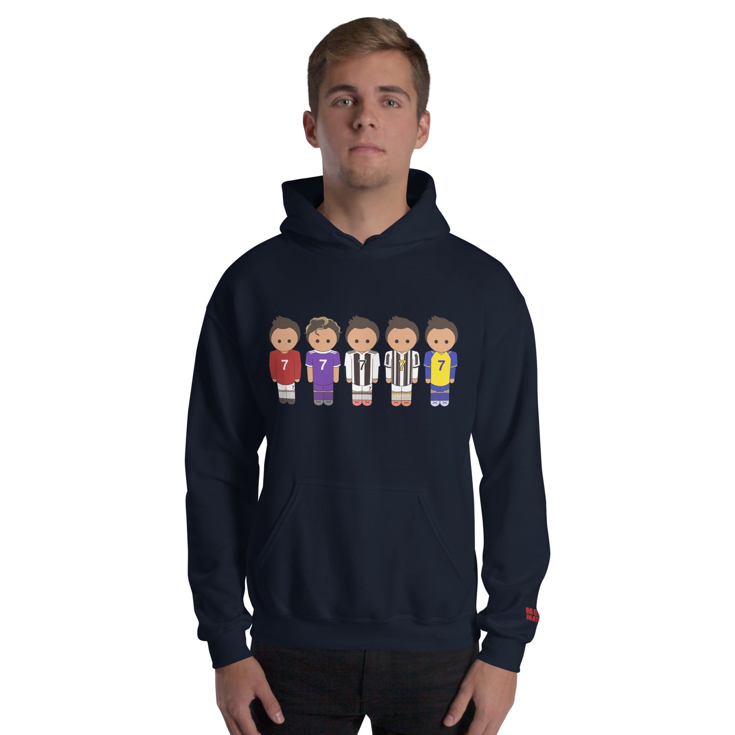 Ronaldo United-Real Madrid-Juventus-Al Nassr Unisex Hoodie