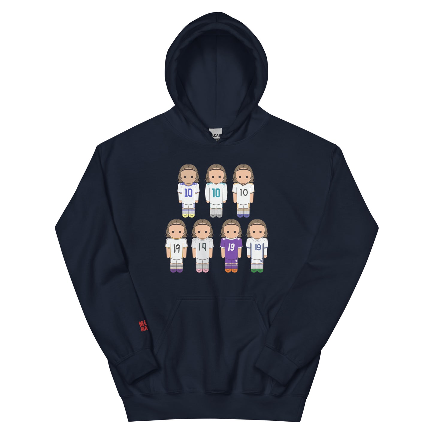 Luka Collage Stacked Unisex Hoodie