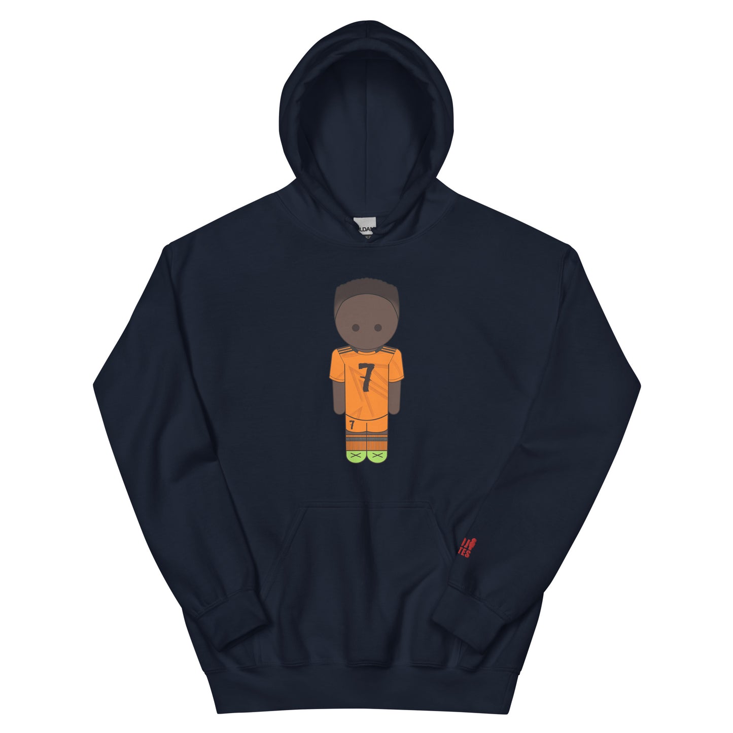 Vini Orange Unisex Hoodie
