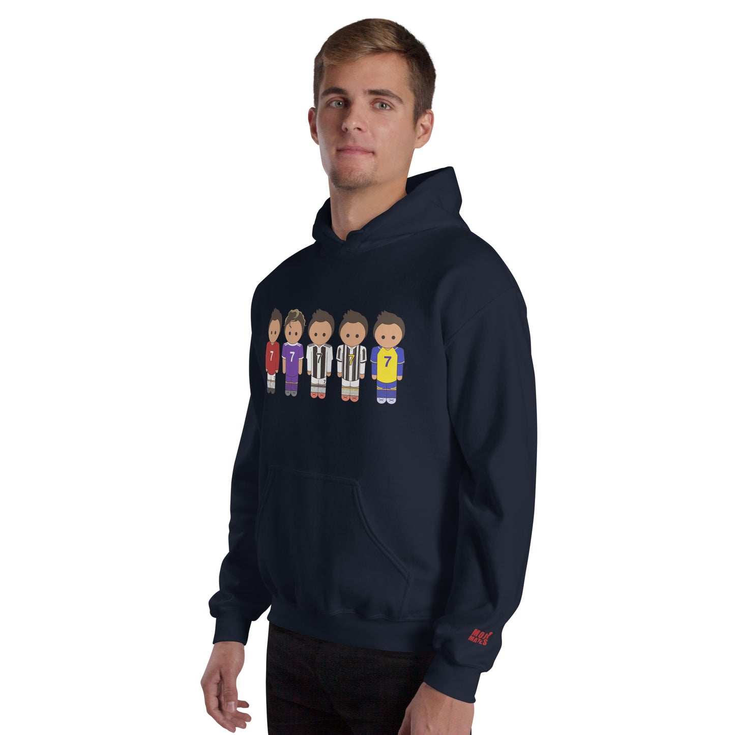 Ronaldo United-Real Madrid-Juventus-Al Nassr Unisex Hoodie