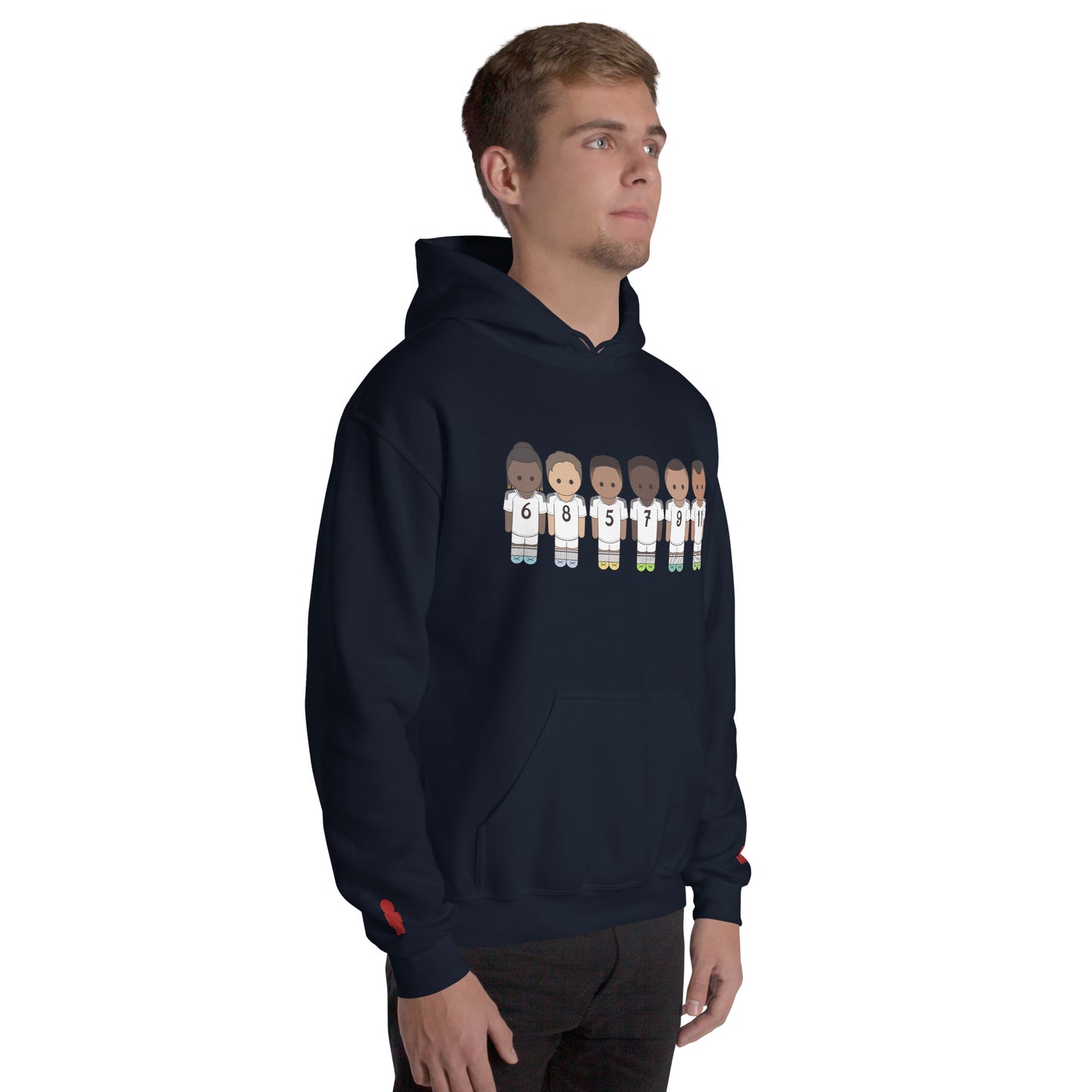 Real Madrid Vini-Camavinga-Fede-Jude-Rodrygo-Mbappe Unisex Hoodie