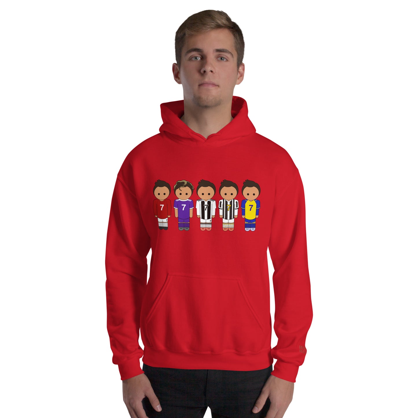 Ronaldo United-Real Madrid-Juventus-Al Nassr Unisex Hoodie