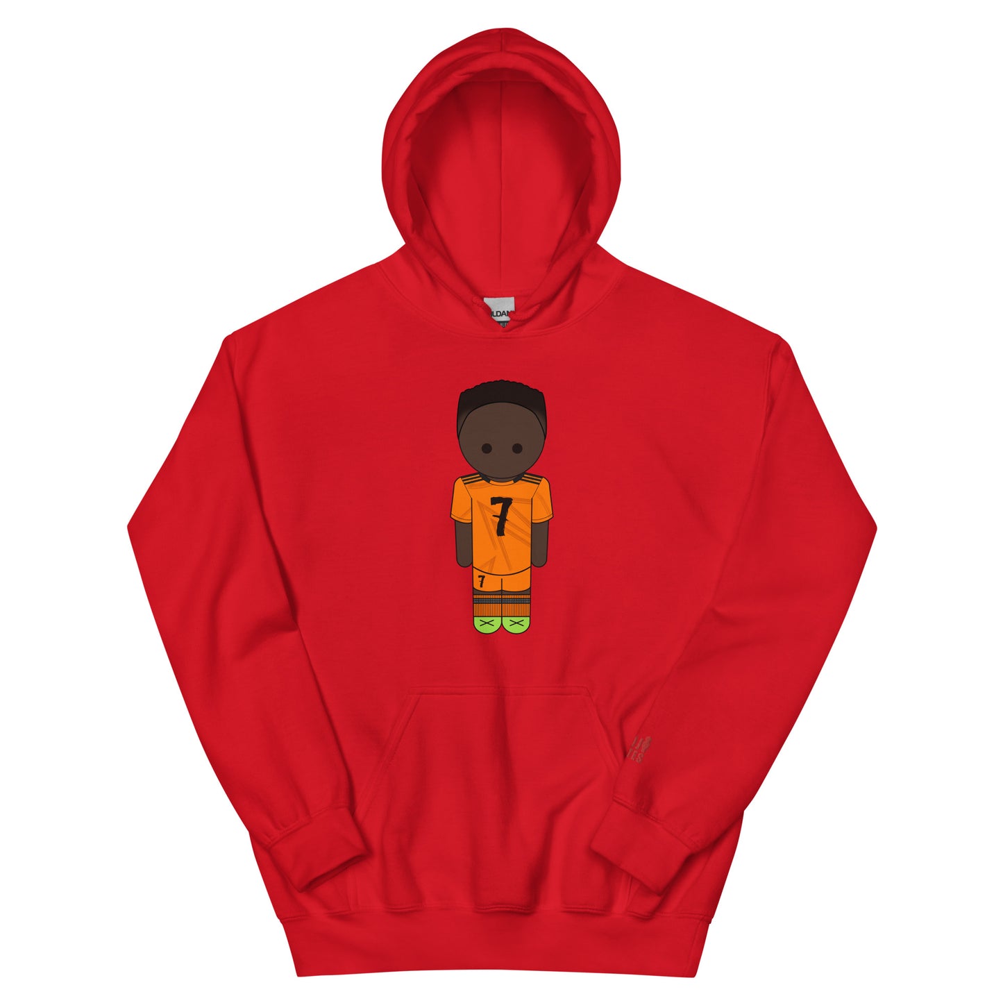 Vini Orange Unisex Hoodie