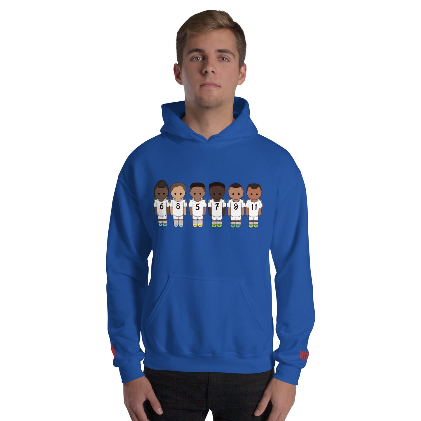 Real Madrid Vini-Camavinga-Fede-Jude-Rodrygo-Mbappe Unisex Hoodie