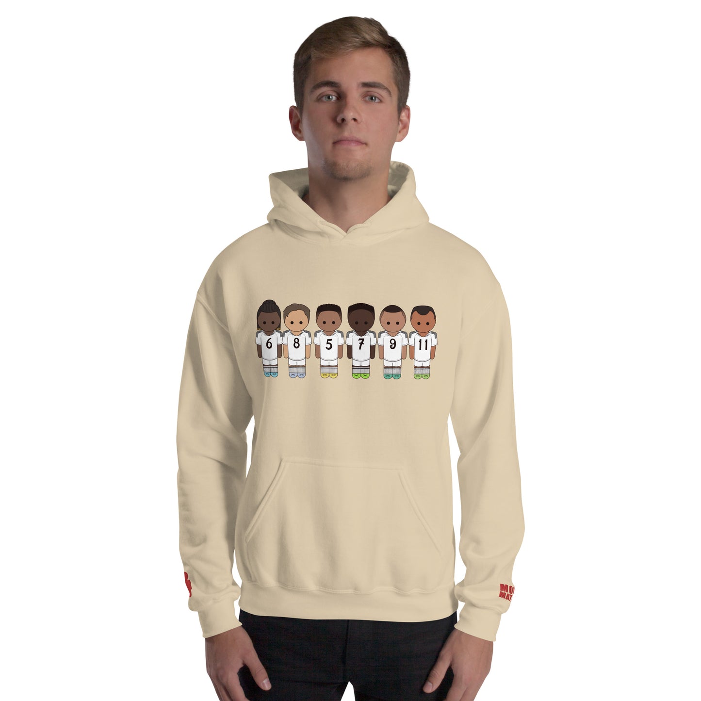 Real Madrid Vini-Camavinga-Fede-Jude-Rodrygo-Mbappe Unisex Hoodie
