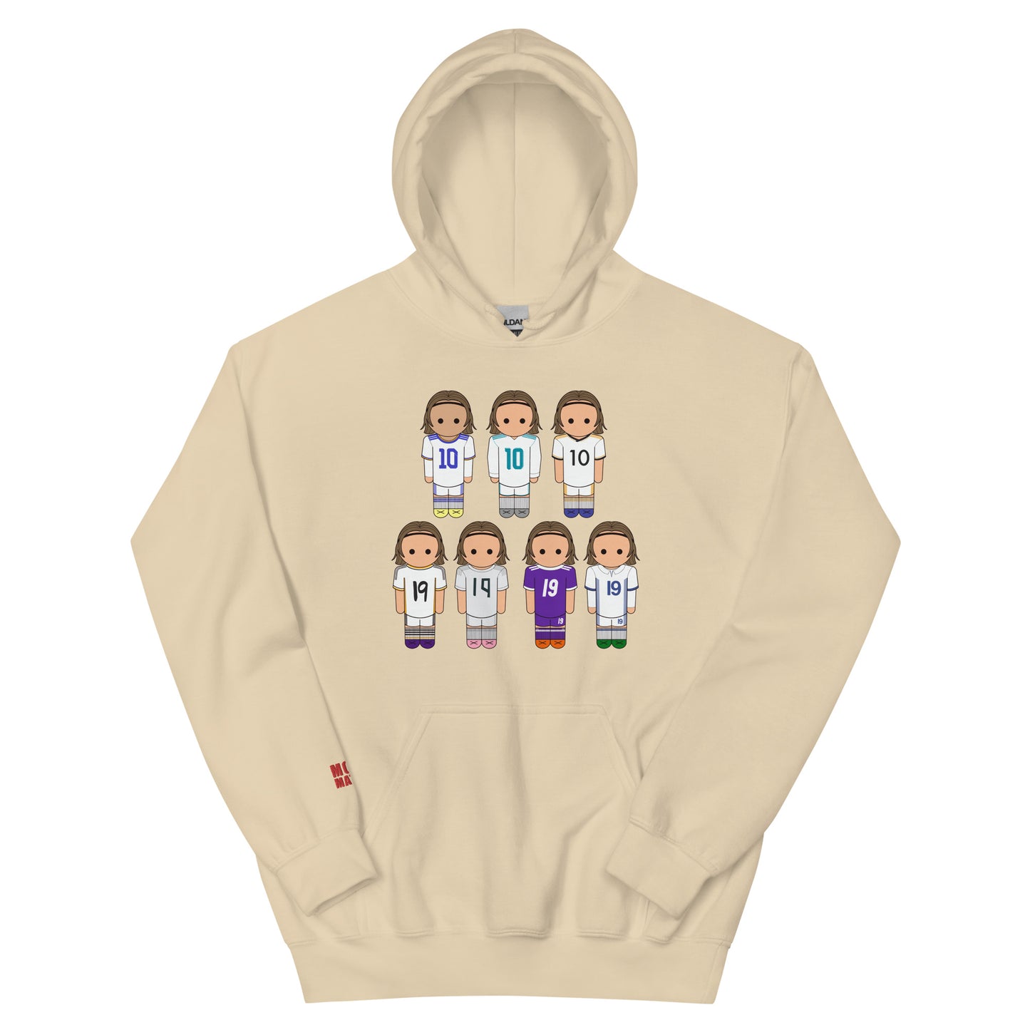 Luka Collage Stacked Unisex Hoodie