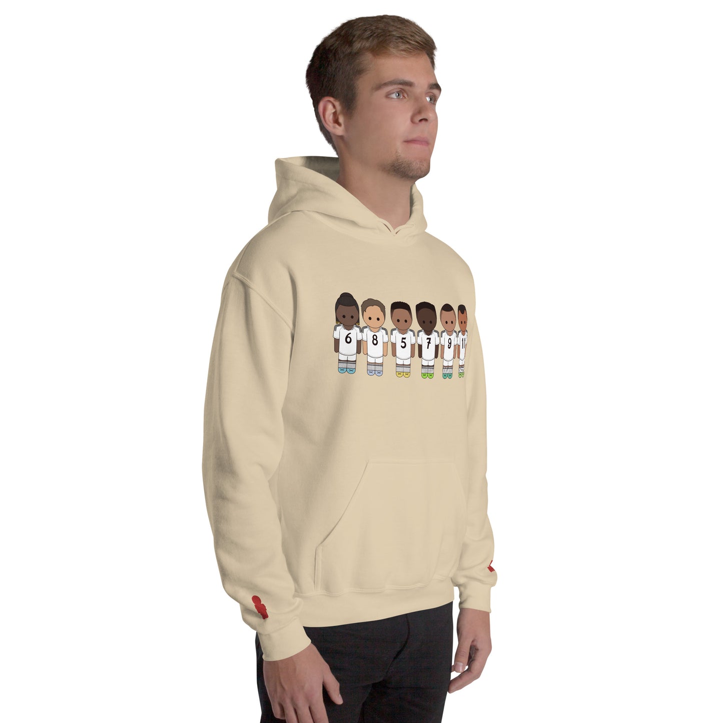 Real Madrid Vini-Camavinga-Fede-Jude-Rodrygo-Mbappe Unisex Hoodie