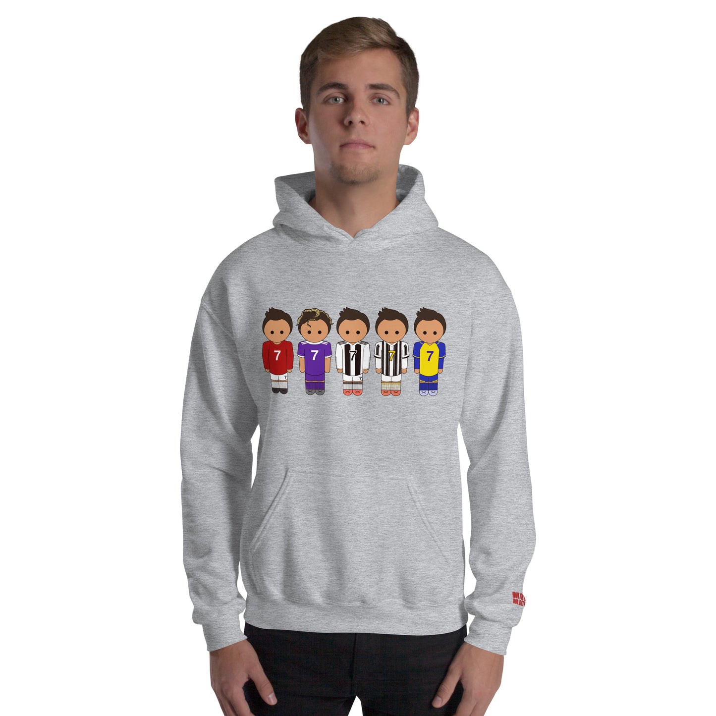 Ronaldo United-Real Madrid-Juventus-Al Nassr Unisex Hoodie