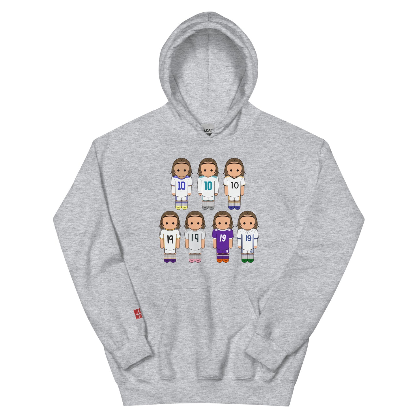 Luka Collage Stacked Unisex Hoodie