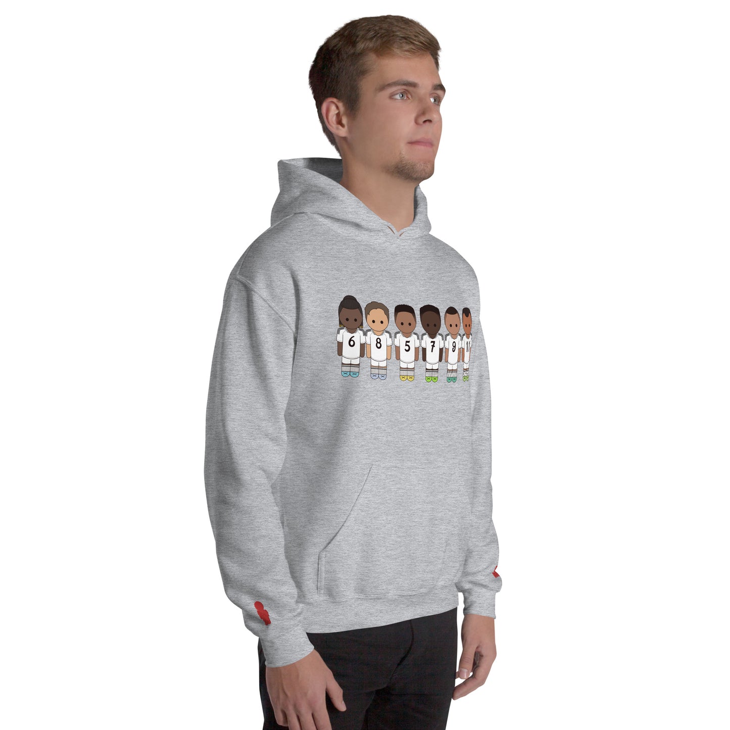 Real Madrid Vini-Camavinga-Fede-Jude-Rodrygo-Mbappe Unisex Hoodie