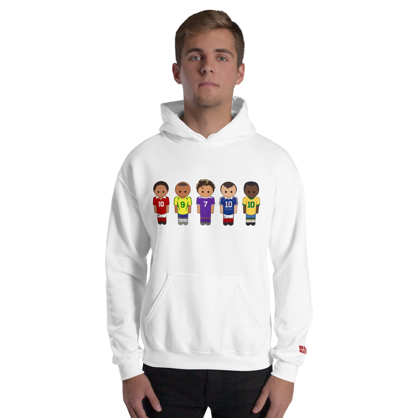 Legends of the Game Eusebio Ronaldo Pele R9 Zidane Unisex Hoodie