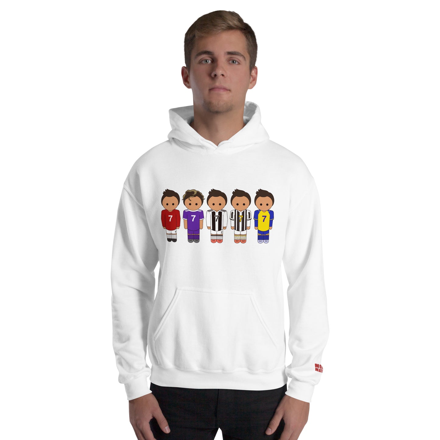 Ronaldo United-Real Madrid-Juventus-Al Nassr Unisex Hoodie
