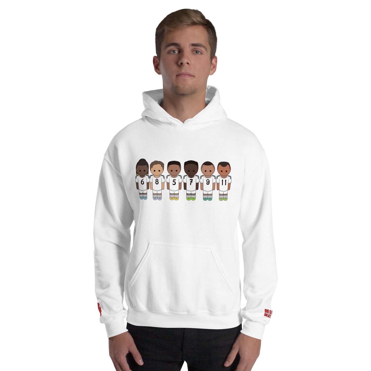 Real Madrid Vini-Camavinga-Fede-Jude-Rodrygo-Mbappe Unisex Hoodie