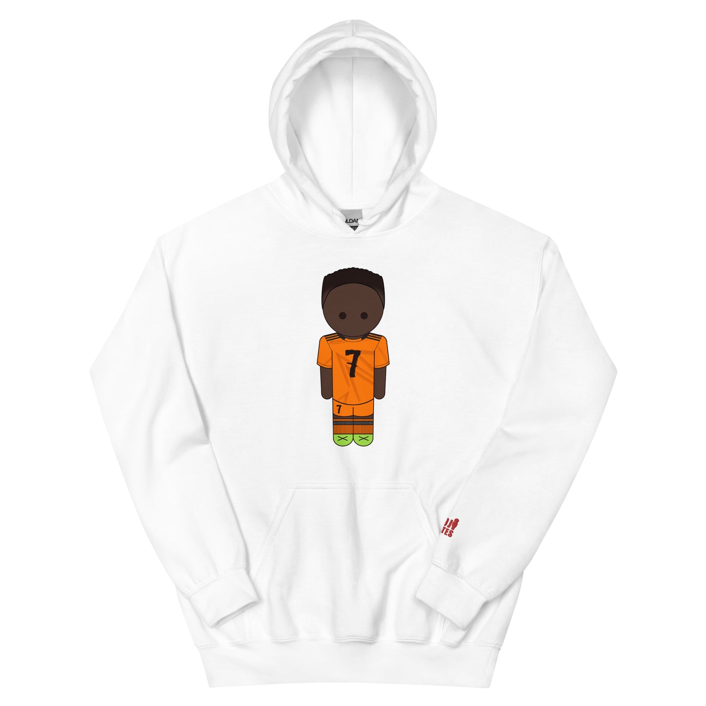 Vini Orange Unisex Hoodie