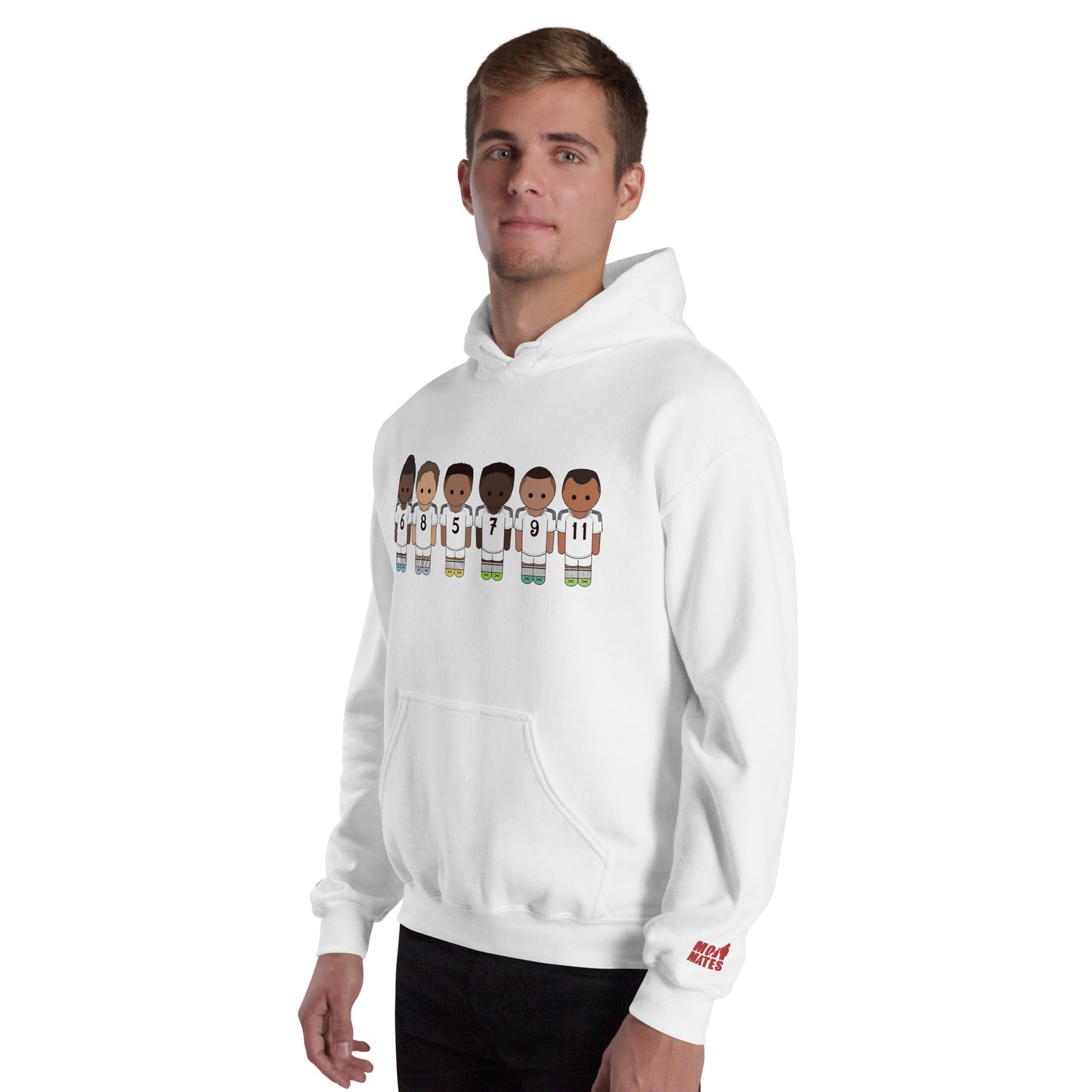Real Madrid Vini-Camavinga-Fede-Jude-Rodrygo-Mbappe Unisex Hoodie