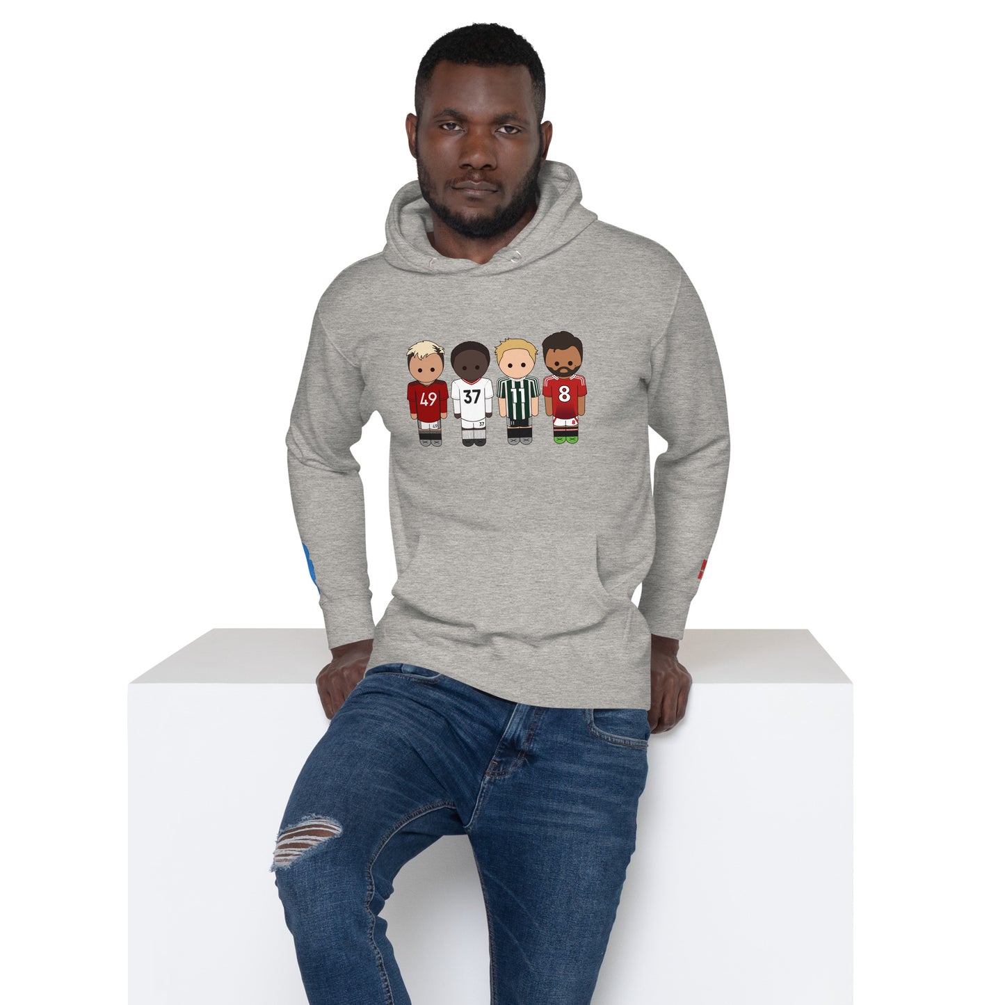 Manchester United Mainoo-Bruno-Hojlund-Garnacho Unisex Hoodie