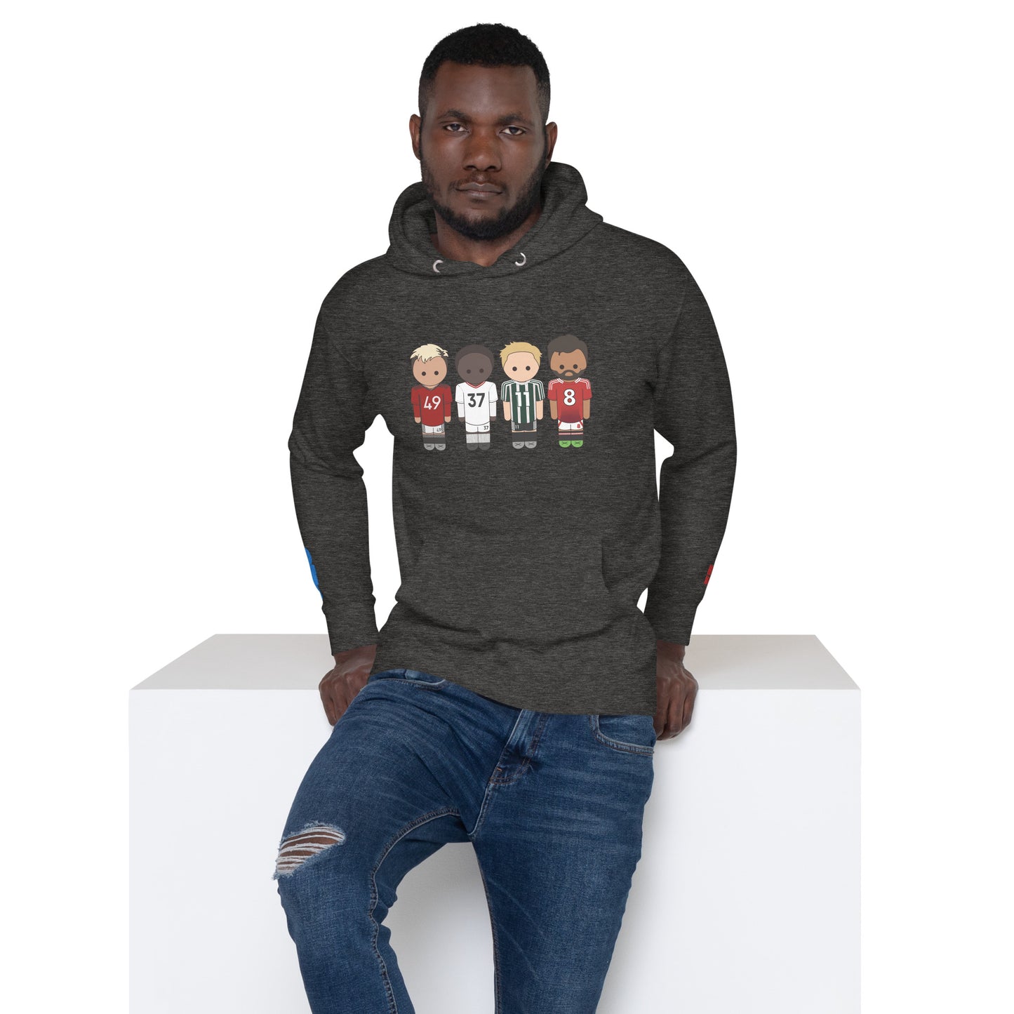Manchester United Mainoo-Bruno-Hojlund-Garnacho Unisex Hoodie