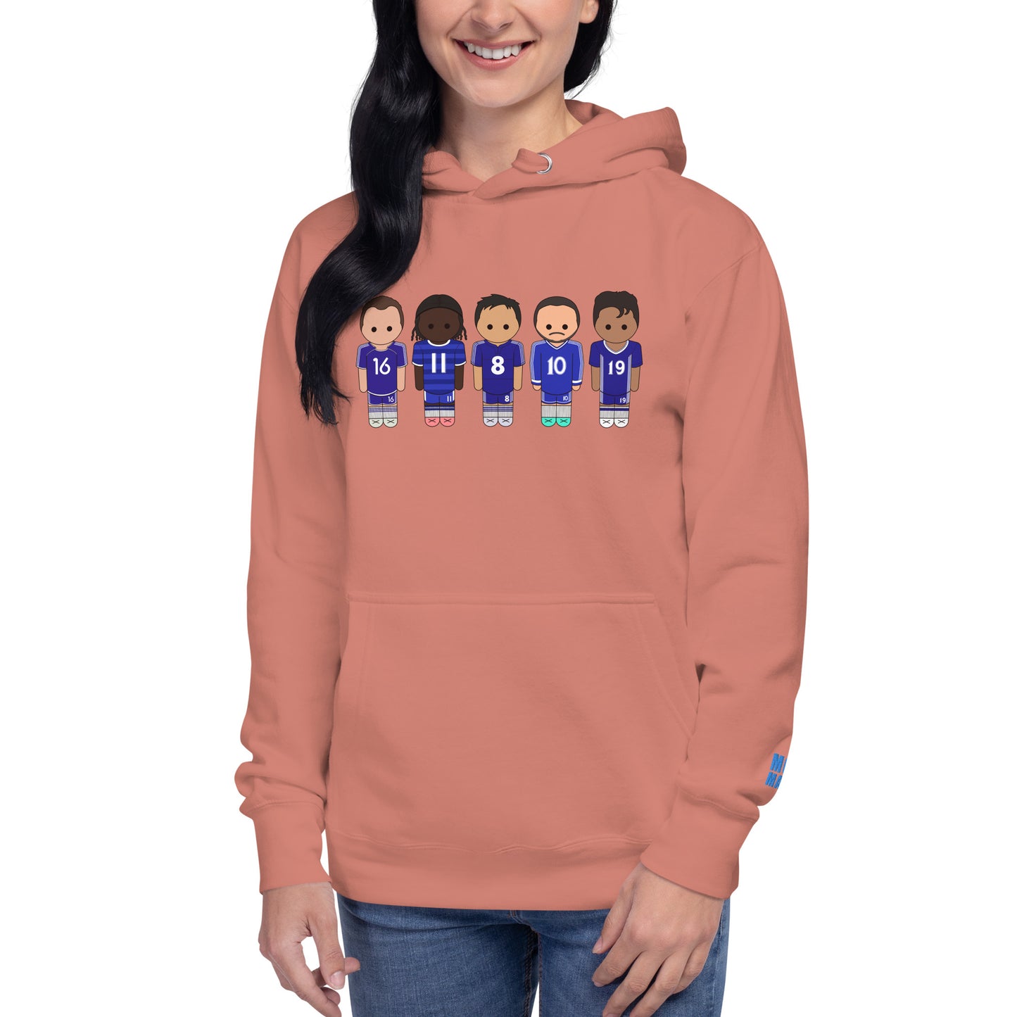 Chelsea Drogba-Lampard-Hazard-Robben-Costa Unisex Hoodie