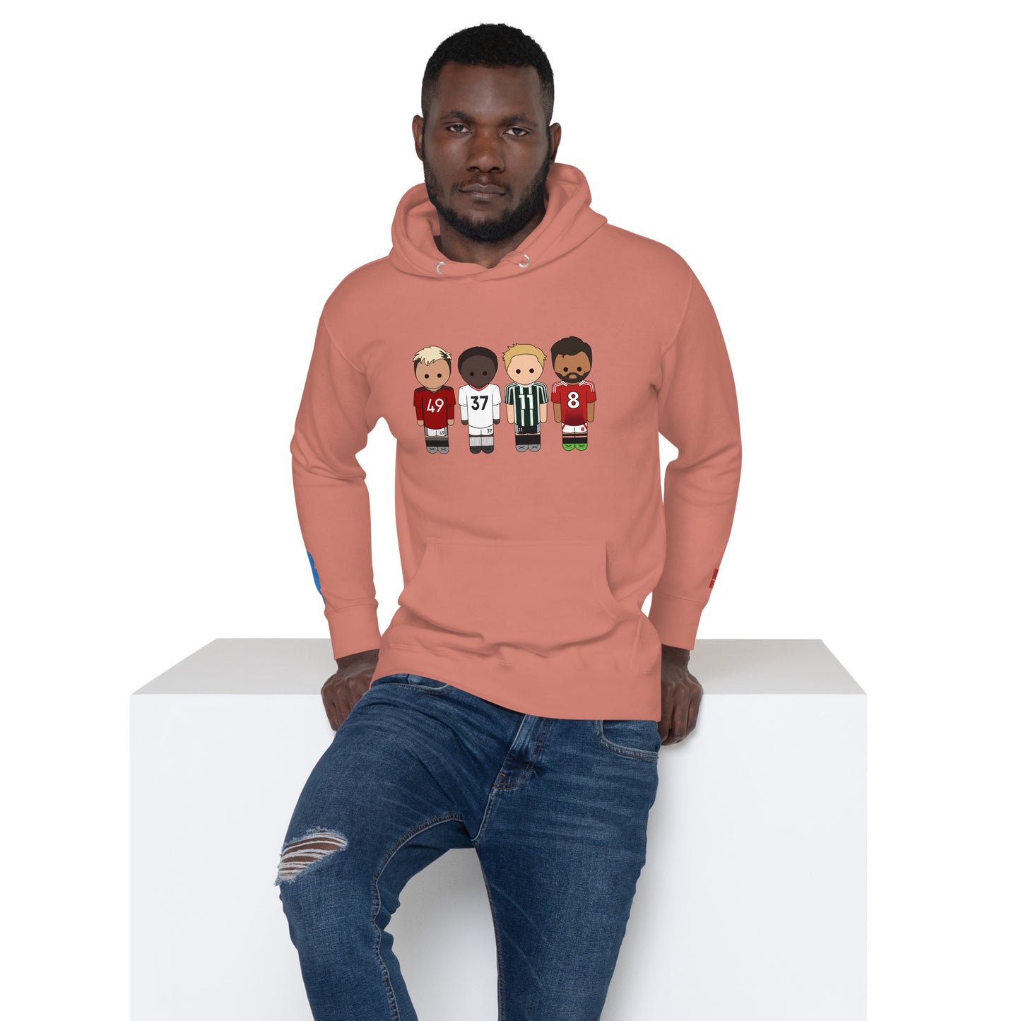 Manchester United Mainoo-Bruno-Hojlund-Garnacho Unisex Hoodie