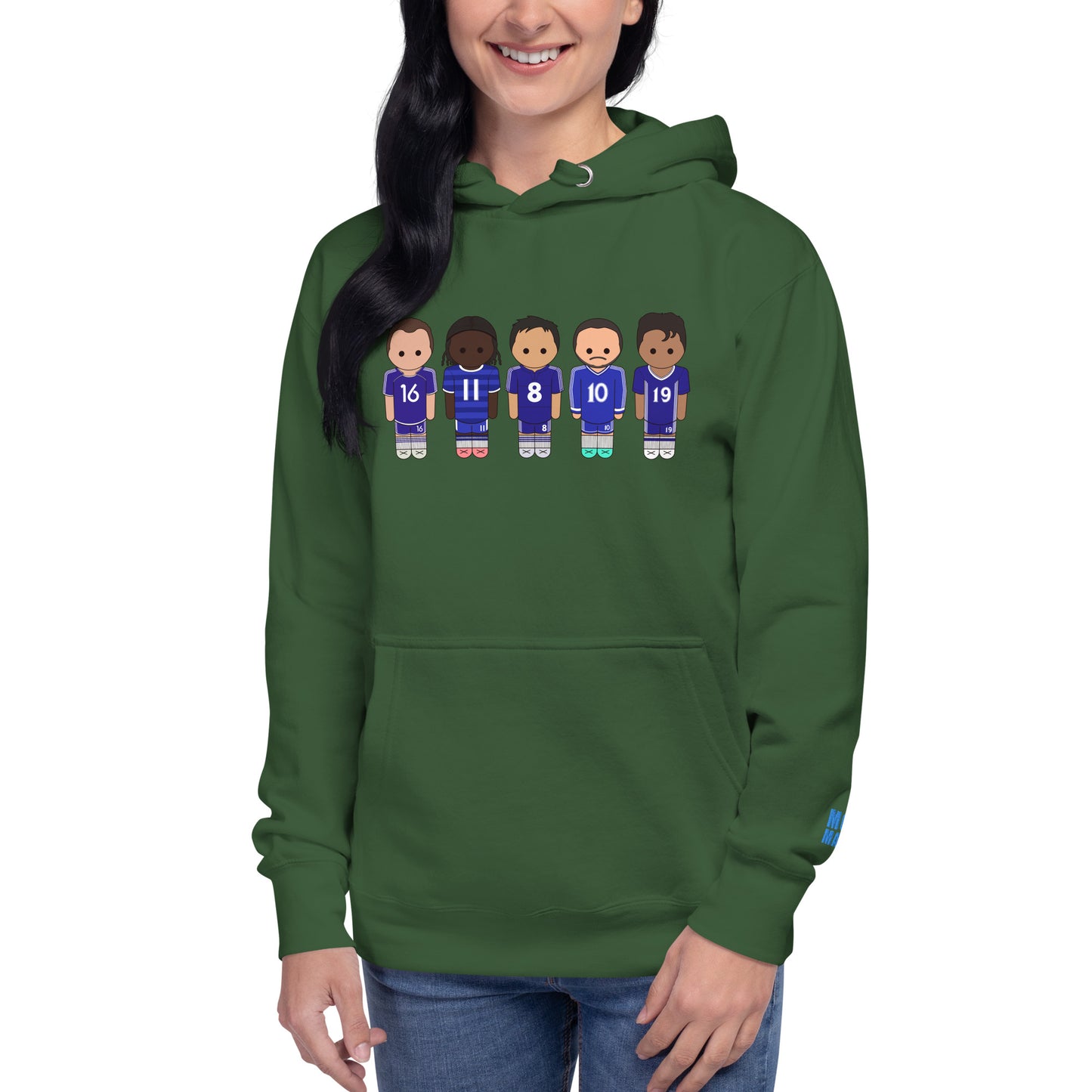 Chelsea Drogba-Lampard-Hazard-Robben-Costa Unisex Hoodie