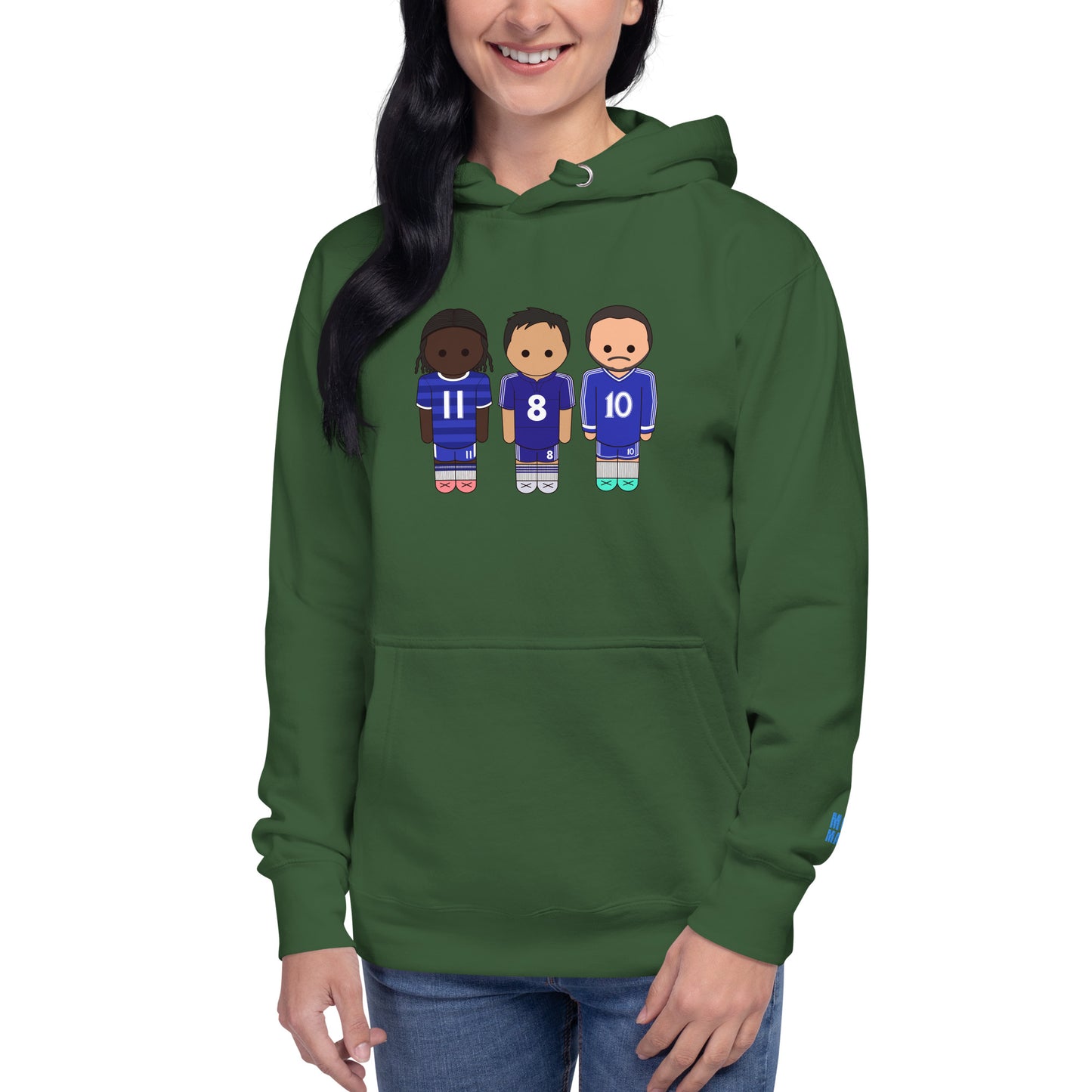 Chelsea Drogba-Lampard-Hazard Unisex Hoodie