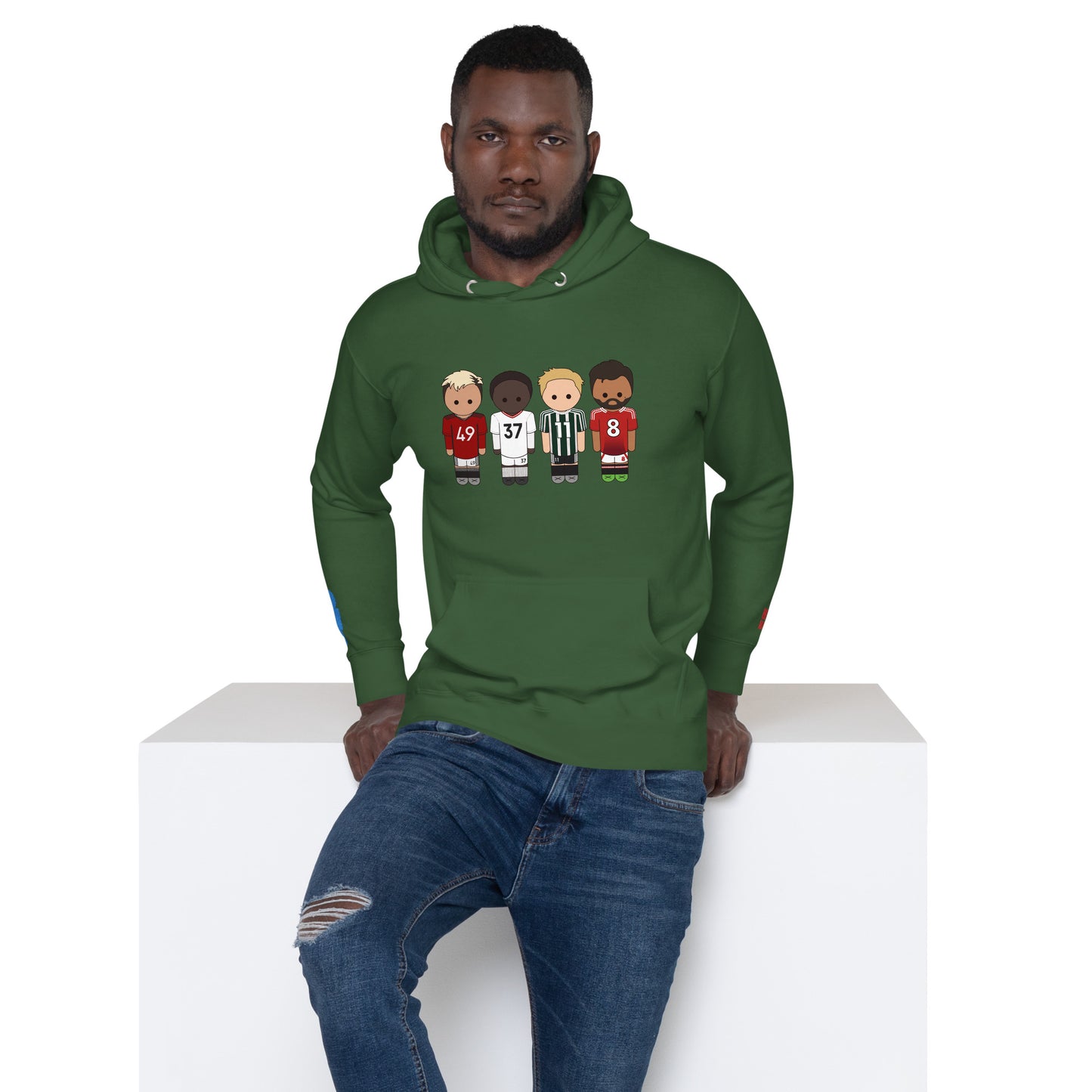Manchester United Mainoo-Bruno-Hojlund-Garnacho Unisex Hoodie