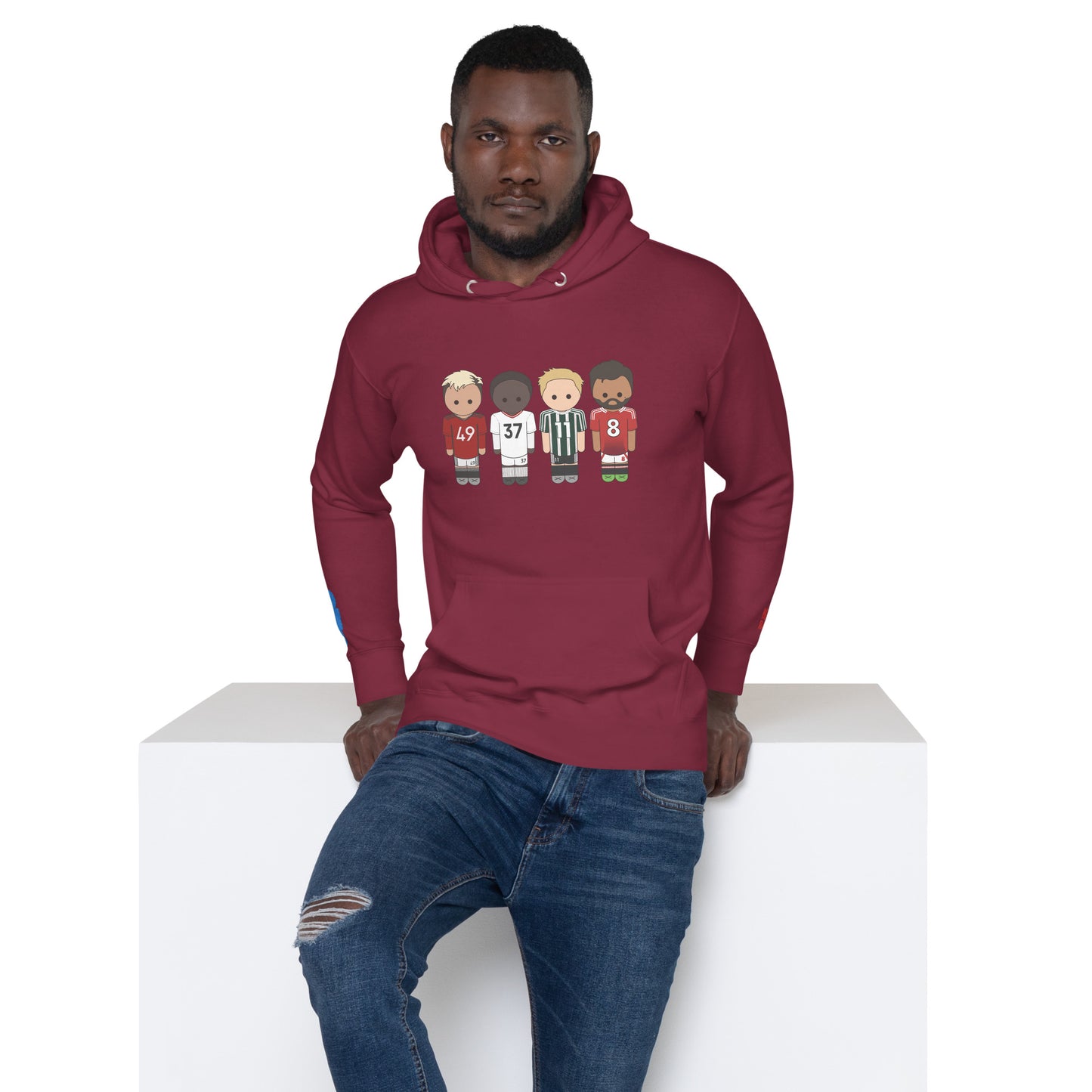 Manchester United Mainoo-Bruno-Hojlund-Garnacho Unisex Hoodie