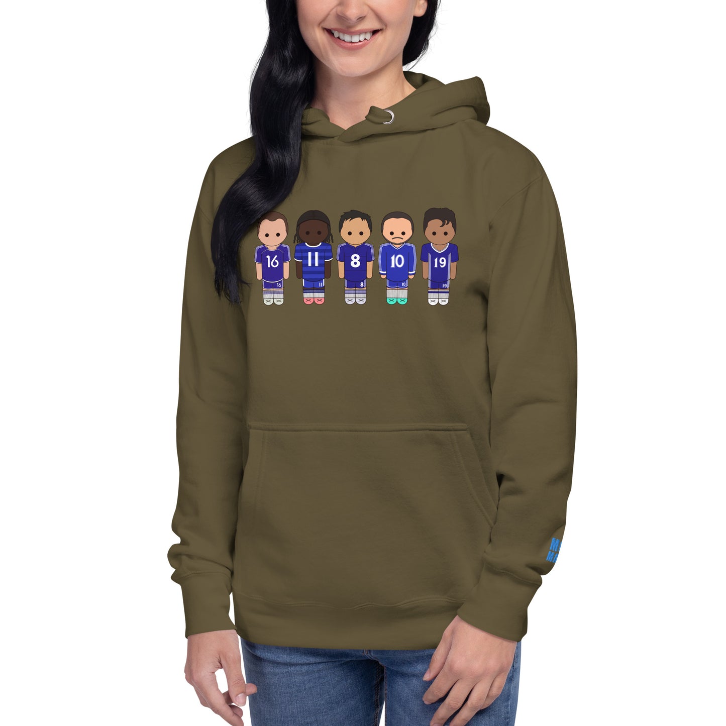 Chelsea Drogba-Lampard-Hazard-Robben-Costa Unisex Hoodie