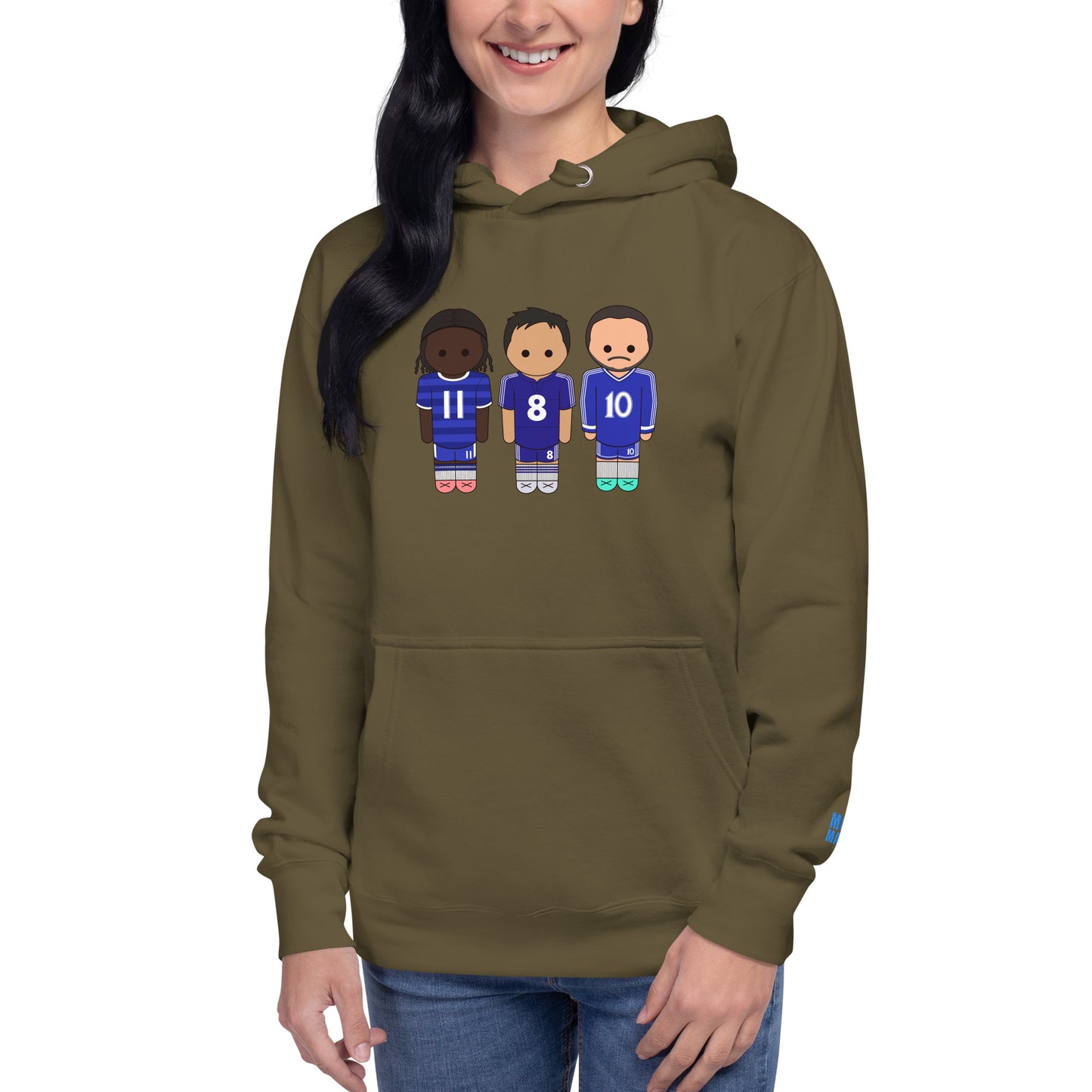 Chelsea Drogba-Lampard-Hazard Unisex Hoodie