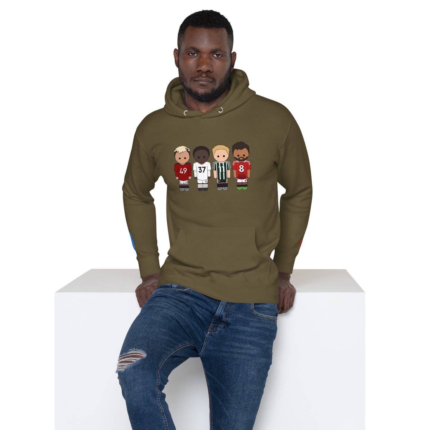 Manchester United Mainoo-Bruno-Hojlund-Garnacho Unisex Hoodie