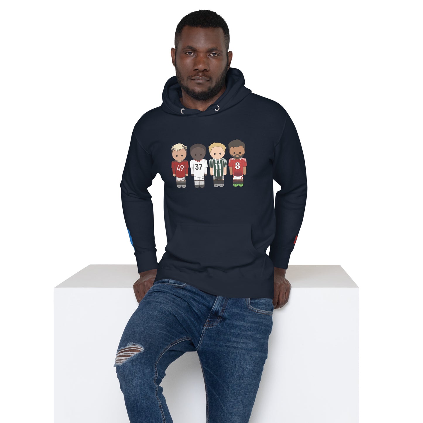 Manchester United Mainoo-Bruno-Hojlund-Garnacho Unisex Hoodie