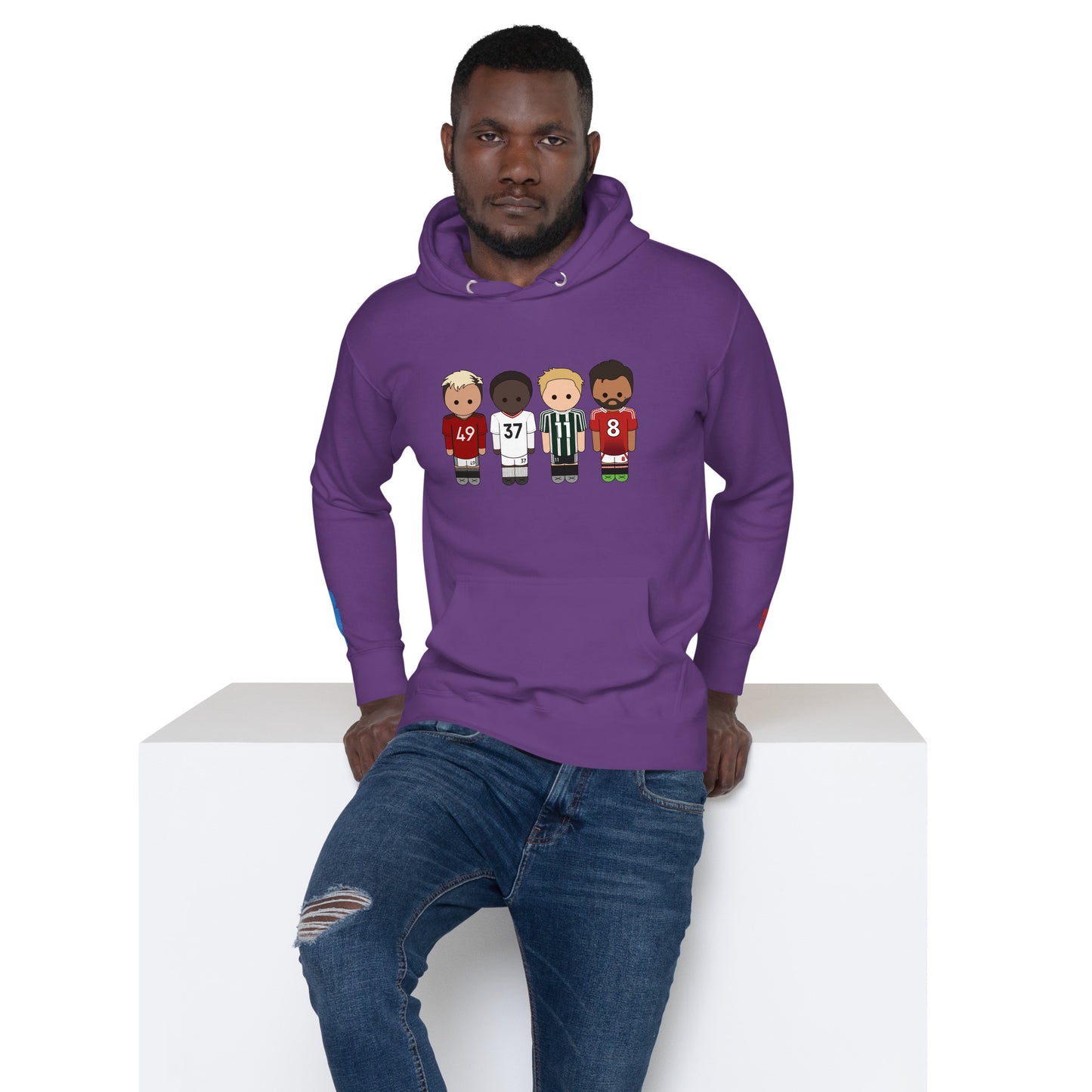 Manchester United Mainoo-Bruno-Hojlund-Garnacho Unisex Hoodie