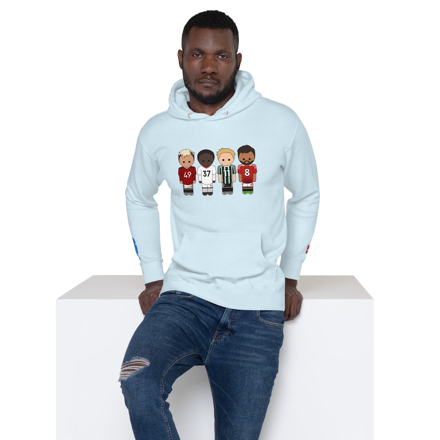Manchester United Mainoo-Bruno-Hojlund-Garnacho Unisex Hoodie
