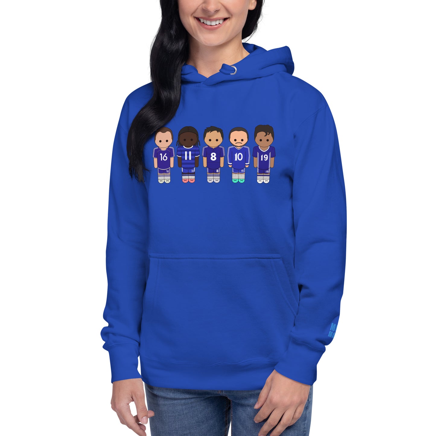 Chelsea Drogba-Lampard-Hazard-Robben-Costa Unisex Hoodie