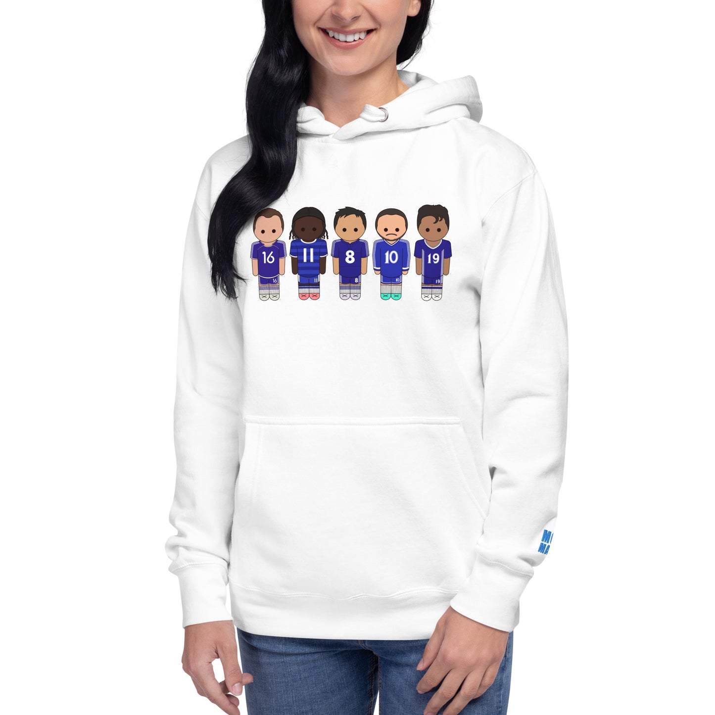Chelsea Drogba-Lampard-Hazard-Robben-Costa Unisex Hoodie