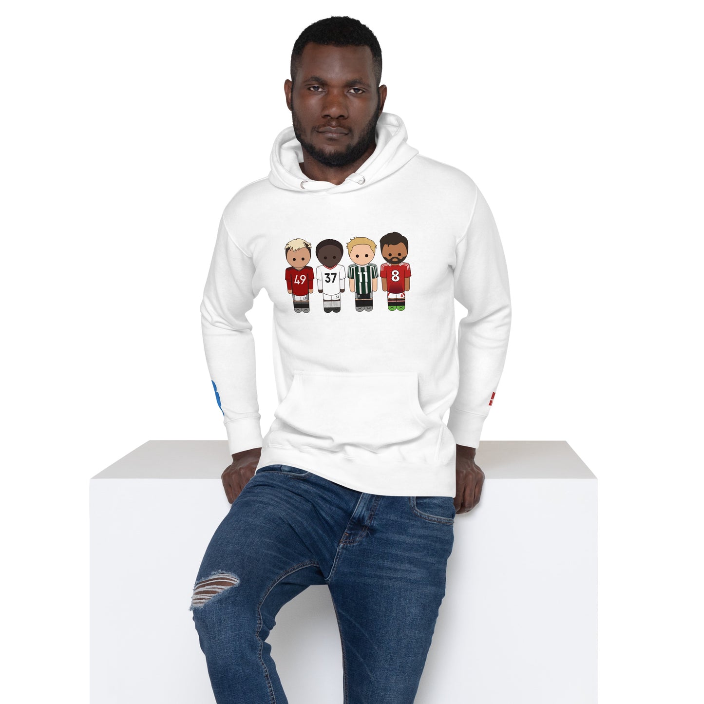 Manchester United Mainoo-Bruno-Hojlund-Garnacho Unisex Hoodie
