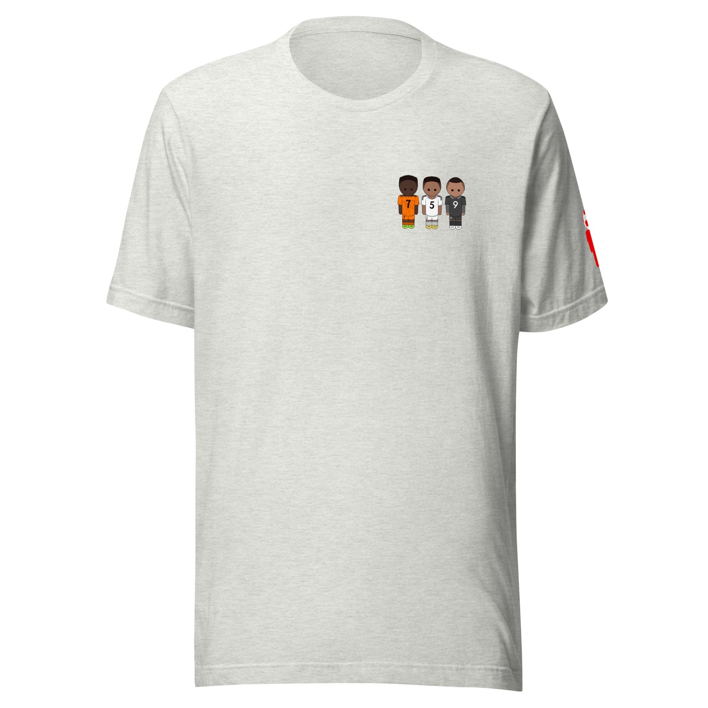 Jude-Vini-Mbappe Left Chest Unisex t-shirt