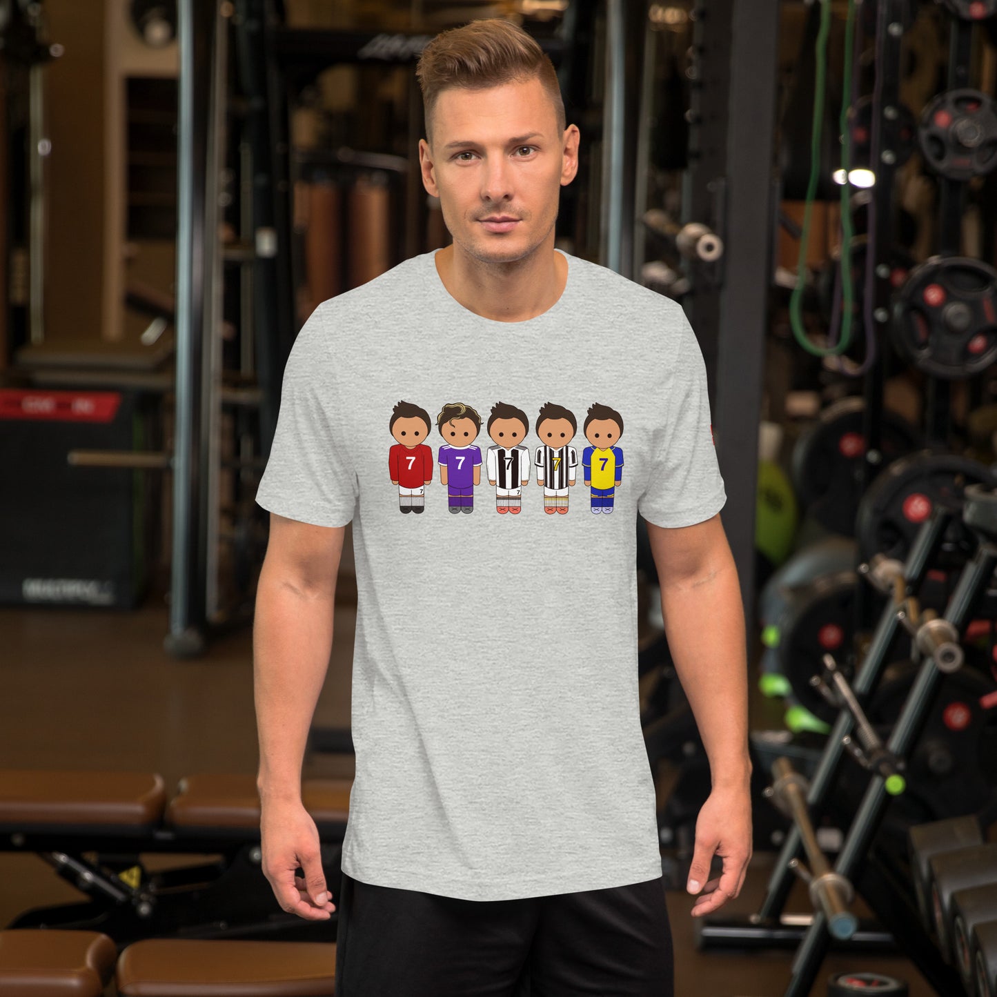 Ronaldo United-Real Madrid-Juventus-Al Nassr Unisex t-shirt