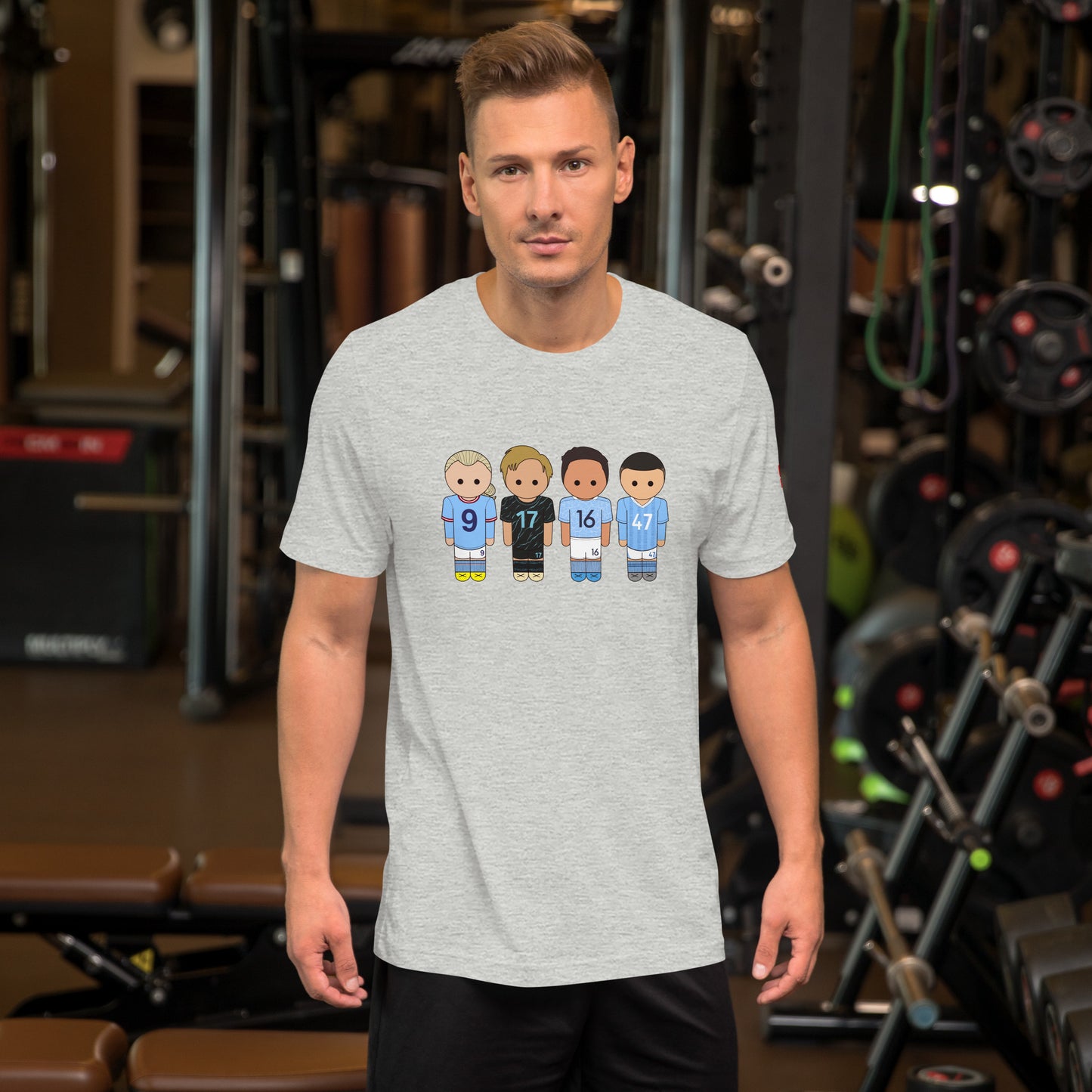 Manchester City Haaland-Foden-De Bruyne-Rodri Unisex t-shirt