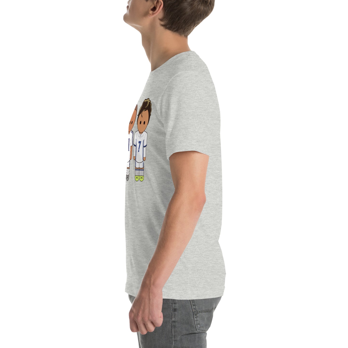 Ronaldo Nazario-Zidane-Cristiano Unisex t-shirt