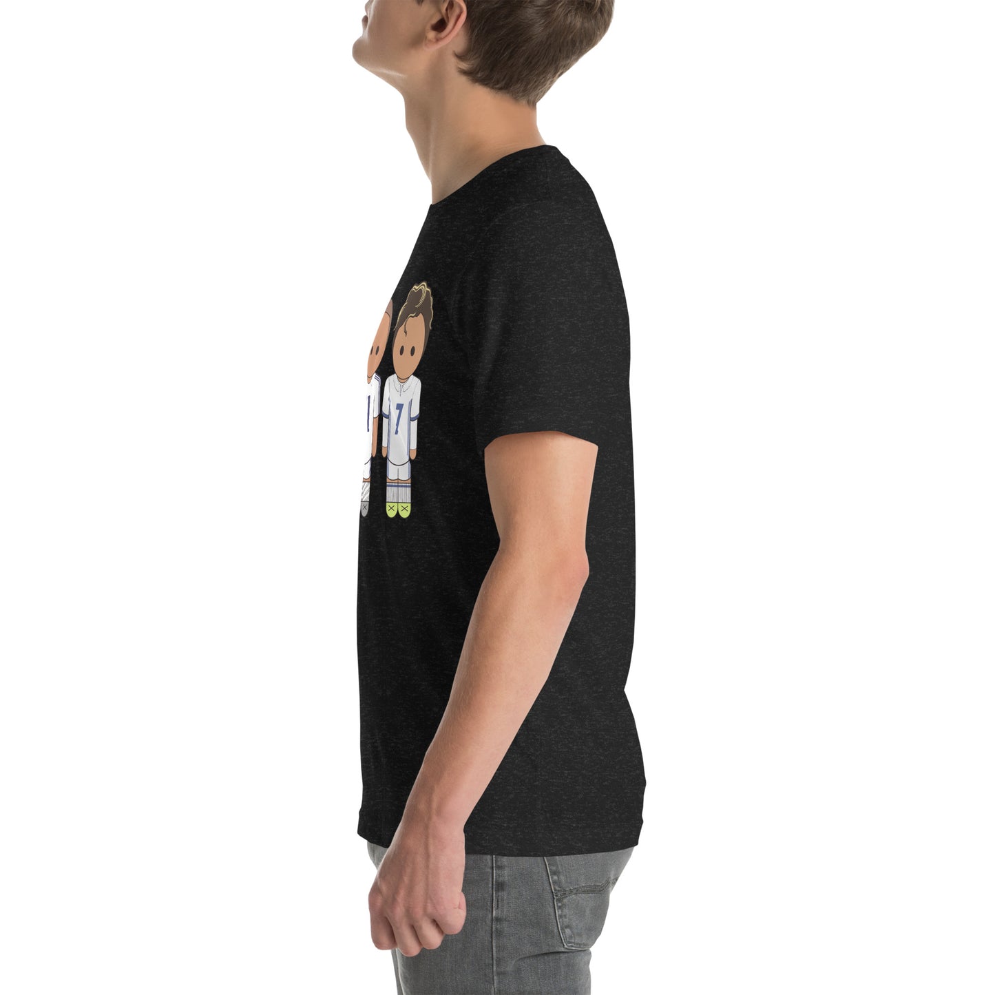 Ronaldo Nazario-Zidane-Cristiano Unisex t-shirt