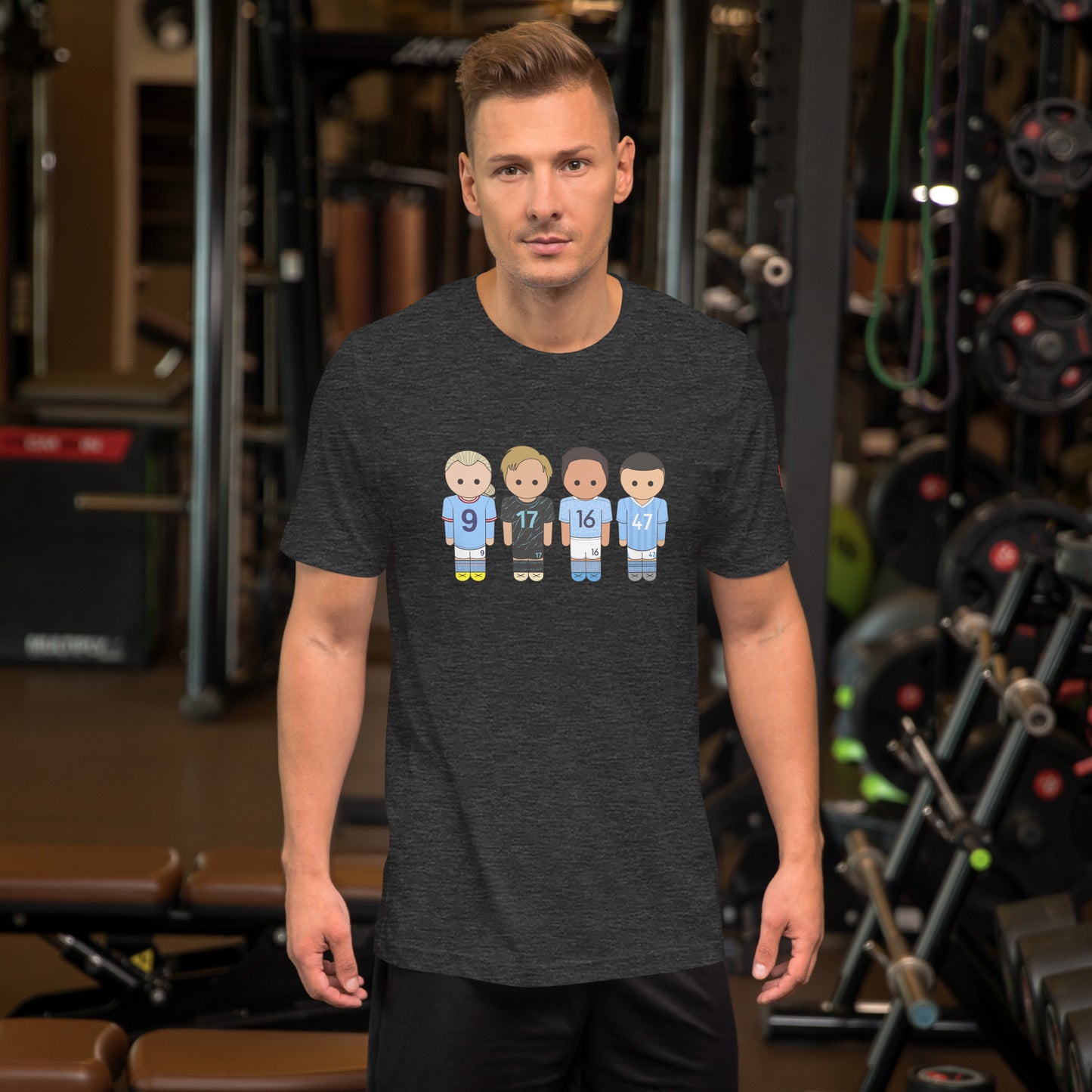 Manchester City Haaland-Foden-De Bruyne-Rodri Unisex t-shirt
