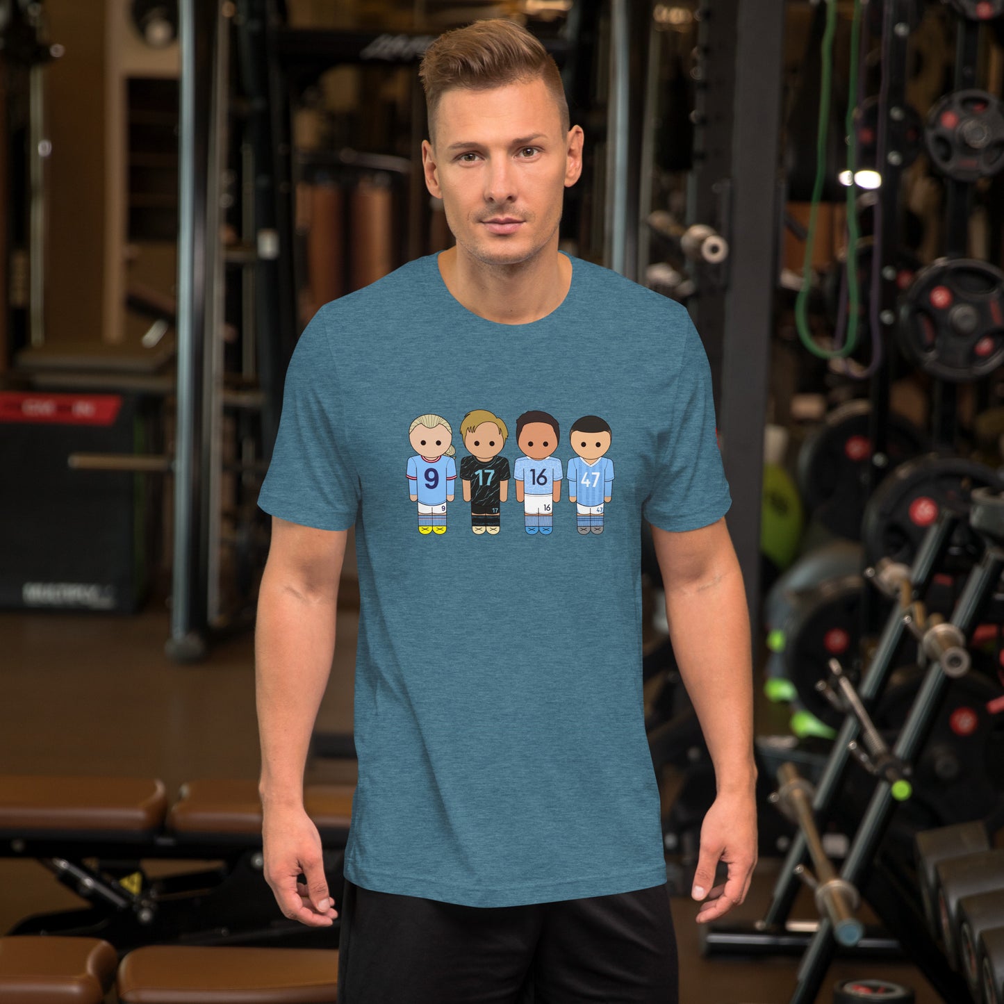 Manchester City Haaland-Foden-De Bruyne-Rodri Unisex t-shirt