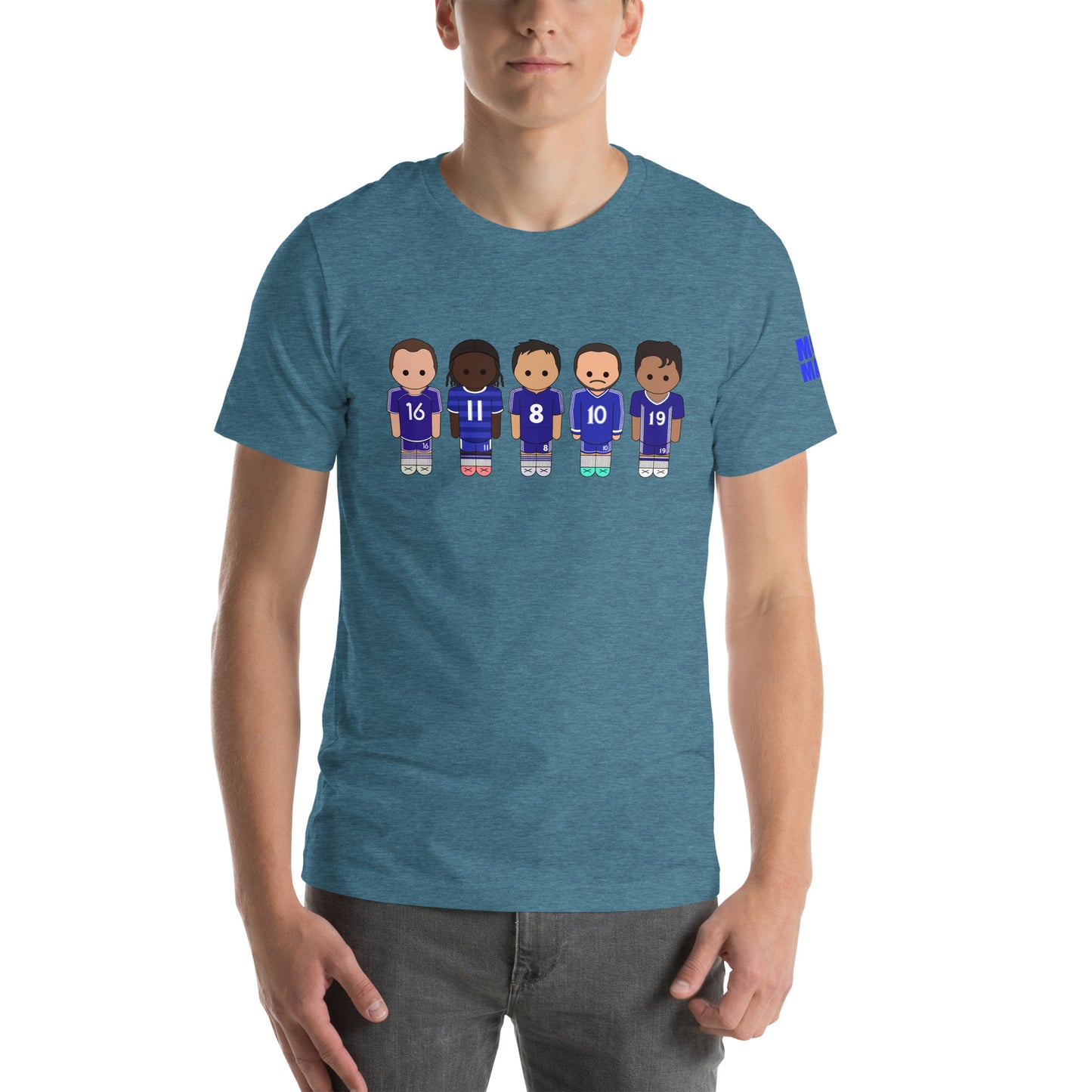 Chelsea Drogba-Lampard-Hazard-Robben-Costa Unisex t-shirt