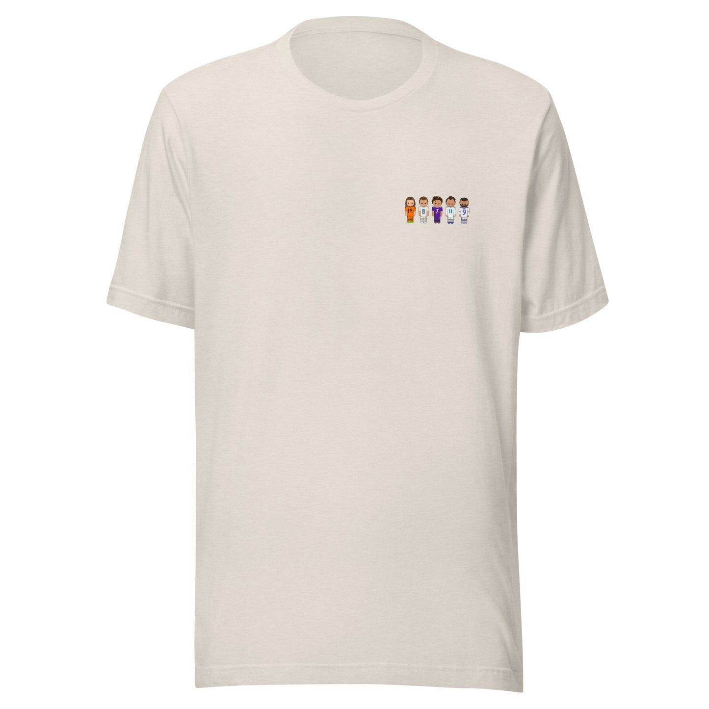 RM 5 Across Left Chest Unisex t-shirt